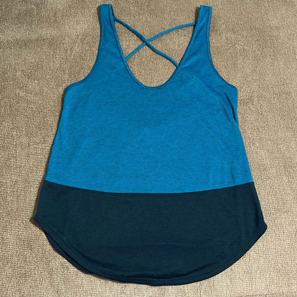 Prana Athletic Colorblock Tank Top